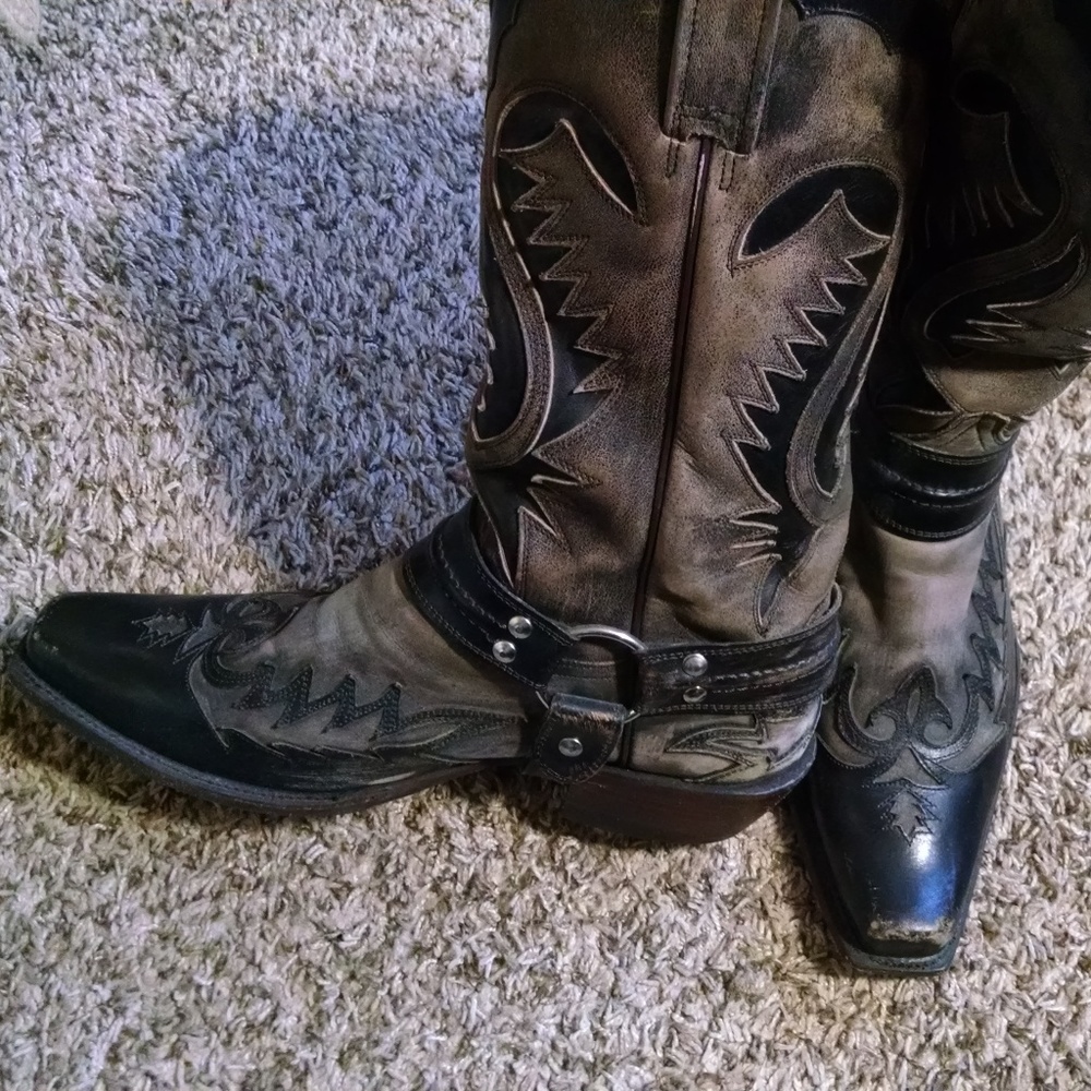 Men's Stetson Harness Cowboy Boots